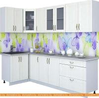 Кухня Интерлиния Мила Крафт 1.2x2.6 (дуб полярный) картинка