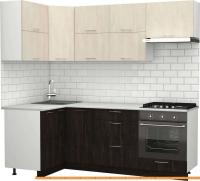 Кухня S-Company Клео крафт 1.2x2.2 левая (угольный камень/шелковый камень) картинка