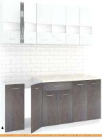 Кухня Кортекс-мебель Корнелия Экстра 1.8м (белый/береза/королевский опал) картинка