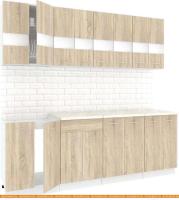 Кухня Кортекс-мебель Корнелия Экстра 2.3м (дуб сонома/марсель) картинка