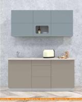 Кухня Интерлиния Мила Матте 1.7 А (океан/луна/травертин серый) картинка