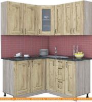 Кухня Интерлиния Мила Хольц 14x15 (дуб золотой) картинка