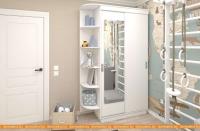 Шкаф-купе ЭлиГард Лагуна ШЛ-02.Л.1 (белый) картинка