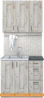 Кухня Интерлиния Мила Хольц 09 (дуб серый) картинка