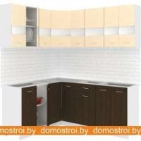 Кухня Кортекс-мебель Корнелия Экстра 1.5x1.9 без столешницы (венге светлый/венге) картинка