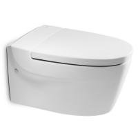 Подвесной унитаз Roca Khroma [346657000 + 801652004] с пневмокрышкой белый картинка