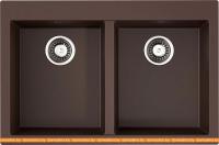 Кухонная мойка Omoikiri Bosen 80-2 DC (темный шоколад) картинка