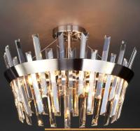 Потолочная люстра Евросвет Steccato 10111/5 Strotskis (золотая бронза/прозрачный хрусталь) картинка