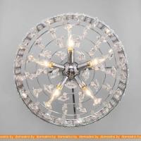 Подвесная люстра Евросвет 10115/5 (хром/прозрачный хрусталь strotskis) картинка