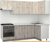 Кухня S-Company Клео крафт 1.2x2.4 правая (артвуд темный/артвуд светлый) картинка