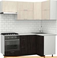 Кухня S-Company Клео крафт 1.2x1.9 правая (угольный камень/шелковый камень) картинка