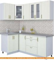 Кухня Интерлиния Мила Крафт 1.2x2.0 (дуб снежный) картинка