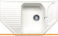 Кухонная мойка Polygran F-10 (белый хлопок 36) картинка