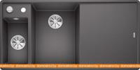 Кухонная мойка Blanco Axia III 6 S-F (разделочная доска из стекла,темная скала) 524670 картинка