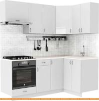 Кухня S-Company Клео глоcс 1.2x2.0 правая (белый глянец/белый глянец) картинка