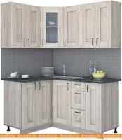 Кухня Интерлиния Мила Хольц 12x16 (дуб сонома) картинка