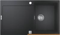 Кухонная мойка Grohe K500 50-C 86/50 1.0 31644AP0 (черный гранит) картинка