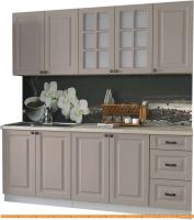 Кухня Интерлиния Мила Деко 2.0 А (луна/травертин серый) картинка