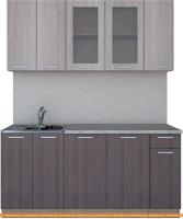 Кухня Интерлиния Мила 17-60 (шимо темный/шимо светлый) картинка