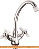 Смеситель Loffrey LF85910H (хром/белый) картинка