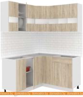 Кухня Кортекс-мебель Корнелия Экстра 1.5x1.5 без столешницы (дуб сонома) картинка
