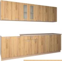 Кухня Интерлиния Мила 26 (дуб золотой) картинка