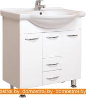 Тумба под умывальник Onika Моника 75.10 (белый) 107501 картинка