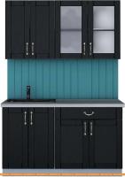 Кухня Интерлиния Мила Крафт 1.4А (дуб английский) картинка