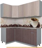 Кухня Интерлиния Мила Лайт 1.2x1.9 (ясень светлый/ясень темный) картинка