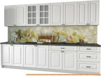 Кухня Интерлиния Мила Деко 3.0 Б (белый/кастилло темный) картинка