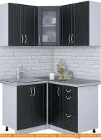 Кухня Интерлиния Мила Крафт 1.2x1.3 (дуб английский) картинка