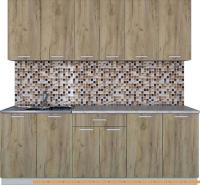 Кухня Интерлиния Мила Лайт 2.2 (дуб золотой) картинка