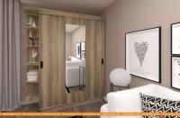 Шкаф-купе ЭлиГард Лагуна ШЛ-06.Л.1 (дуб каньон) картинка