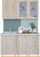 Кухня Интерлиния Арт Мила 14 (дуб сонома светлый) картинка