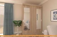 Шкаф-купе ЭлиГард Лагуна ШЛ-05.2 (дуб сонома) картинка