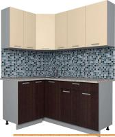 Кухня Интерлиния Мила Лайт 1.2x1.7 (ваниль/дуб венге) картинка