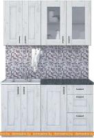 Кухня Интерлиния Мила Хольц 14 (дуб белый) картинка