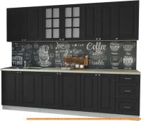 Кухня Интерлиния Мила Деко 2.6 А (пепел/опал светлый) картинка