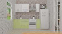 Кухня ВерсоМебель ВерсоЛайн 4-1.5 (белый/нежно-зеленый) картинка