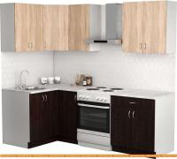 Кухня S-Company Клео лайт 1.2x1.7 левая (венге/дуб сонома) картинка