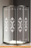 Душевой уголок Cezares Giubileo-R-2-100-Scorrevole-CP-Br картинка