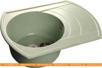 Кухонная мойка GranFest GF-R650L (салатовый) картинка