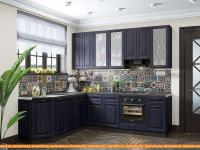 Кухня Vivat Mebel Ницца-03 (дуб синий) картинка