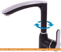 Смеситель Slezak RAV Замбези ZA007.5/7CC (черный/хром) картинка