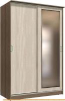 Шкаф-купе Интерлиния Неаполь АН-011-15-01 БФ (ясень шимо светлый/ясень шимо темный) картинка