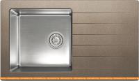 Кухонная мойка Tolero Twist TTS-860 (темно-бежевый 823) картинка