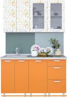 Кухня Интерлиния Арт Мила 14 (арт шафран) картинка