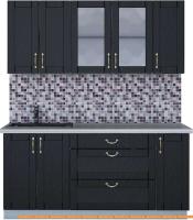 Кухня Интерлиния Мила Крафт 1.7Б (дуб английский) картинка