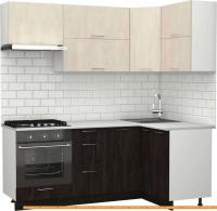 Кухня S-Company Клео крафт 1.2x2.0 правая (угольный камень/шелковый камень) картинка