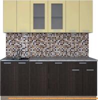 Кухня Интерлиния Мила 20-60 (дуб венге/ваниль) картинка